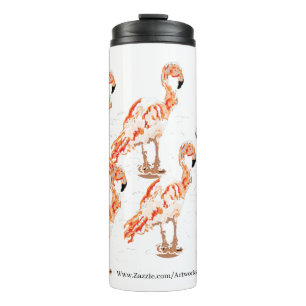Thermal Tumbler : Flamingo's