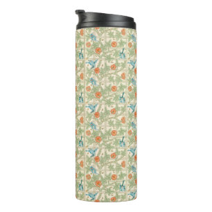Thermal Tumbler Floral Garden Trellis Pattern 