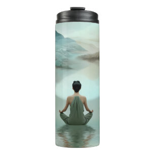 Thermal Tumbler Mystical Zen Meditation 