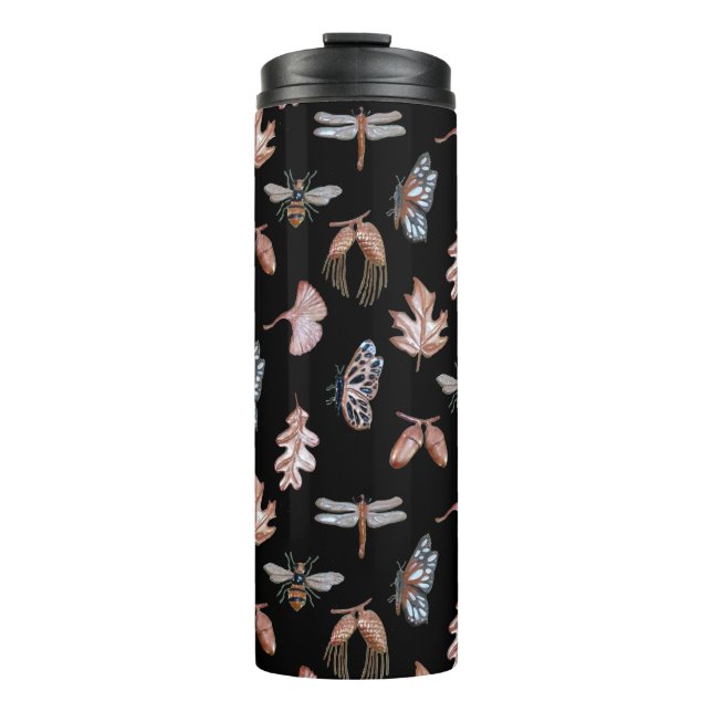Thermal Tumbler Nature print pattern (Front)