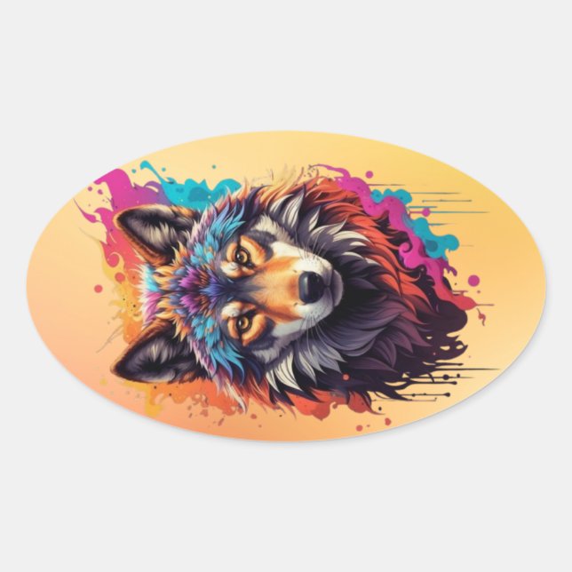 Thermal Tumbler Oval Sticker (Front)
