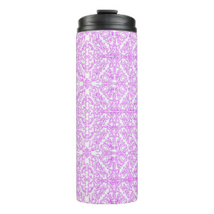 Thermal Tumbler Soft Pink Dream Mandala pattern 