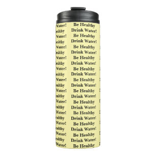 Thermal Tumbler Solid Baby Yellow Be Healthy Water