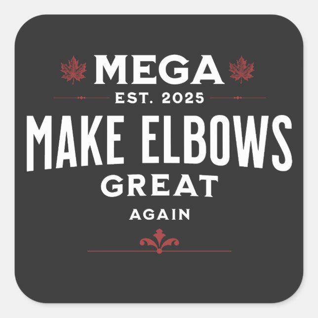 Thermal Tumbler Square Sticker (Front)