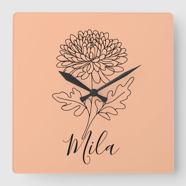 Thermal Tumbler Square Wall Clock (Front)