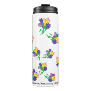 Thermal Tumbler : Tulips
