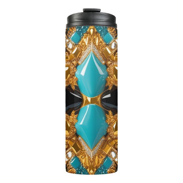 Thermal Tumbler with Bahamas Colours (Front)