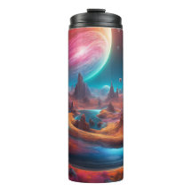 Thermal Tumbler with cosmic design