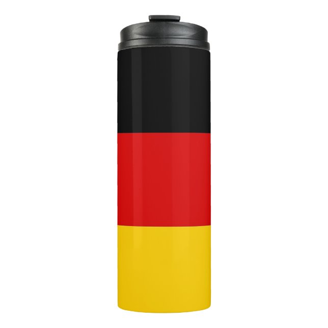 Thermal Tumbler with flag of Germany (Front)