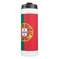 Thermal Tumbler with flag of Portugal