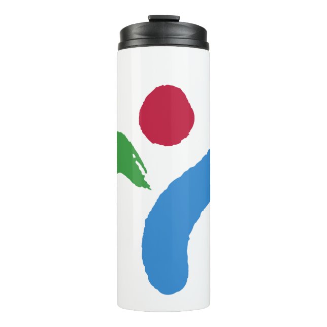 Thermal Tumbler with flag of Seoul, South Korea (Front)