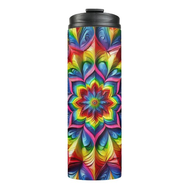 Thermal Tumbler with LGBTQ Colours (Front)