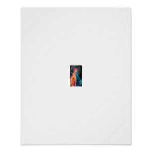 Thermal Vision Ganesha Rainbow Halo Poster