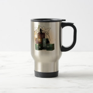 thermocup with table travel mug