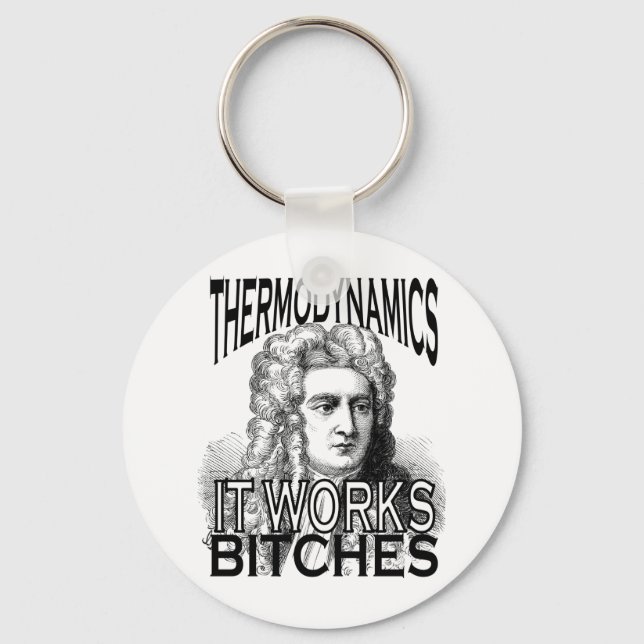 Thermodynamics Keychain (Front)