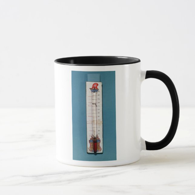 Thermometer surmounted with a phrygian bonnet mug (Right)