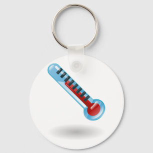 Thermometer Temperature Keychain