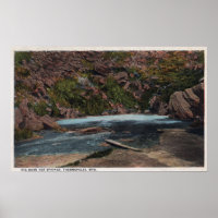 Thermopolis, WY - Big Horn Hot Springs View