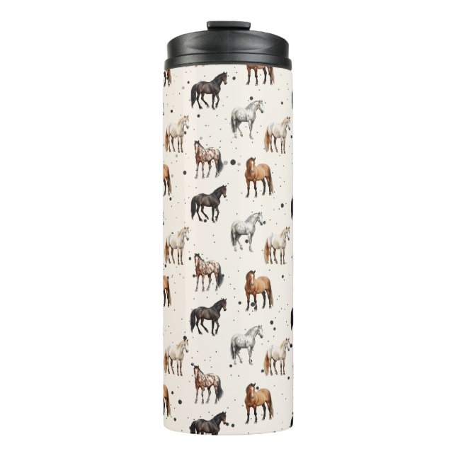 Thermos du cheval occidental (Devant)