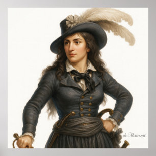 Theroigne de Mericourt - Impression de la Révoluti