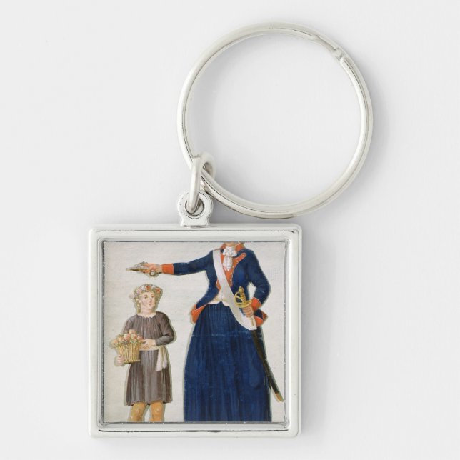 Theroigne de Mericourt Keychain (Front)