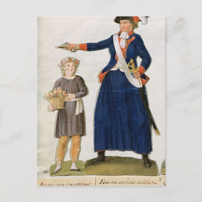 Theroigne de Mericourt Postcard (Front)