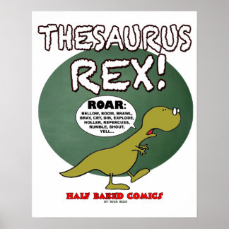 Thesaurus Rex Poster