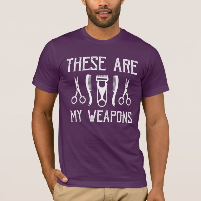 These Are My Weapons T-Shirt (Front)