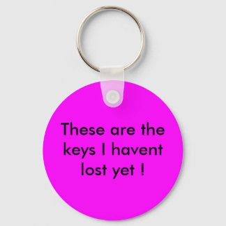 These are the keys I havent lost yet ! Keychain