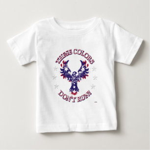 These Colours Don't Run! Eagle Stars & Stripes Baby T-Shirt