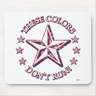 These Colours Don't Run! Star Mouse Pad