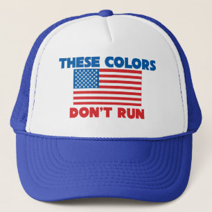 These colours dont run USA Trucker Hat