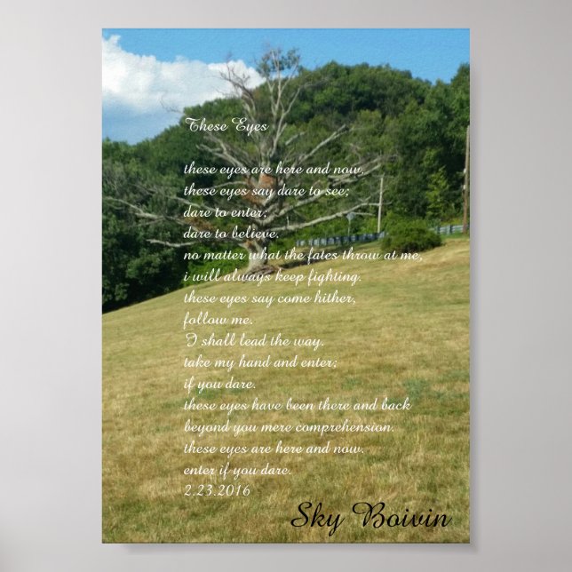 These eyes poster (Front)