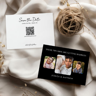 These Kids are Getting Married 3 Photos Invitation