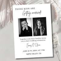 These Kids Are Getting Married Rehearsal Invitatio
