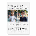 These Kids are Getting Married Rehearsal Sign Phot