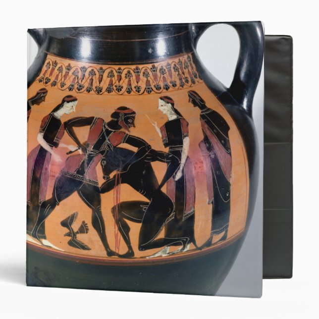Theseus Fighting the Minotaur Binder (Front/Inside)