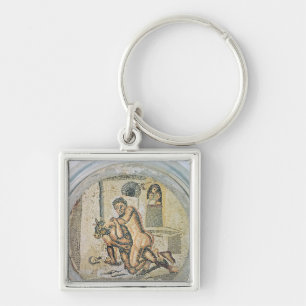 Theseus wrestling with the Minotaur Keychain