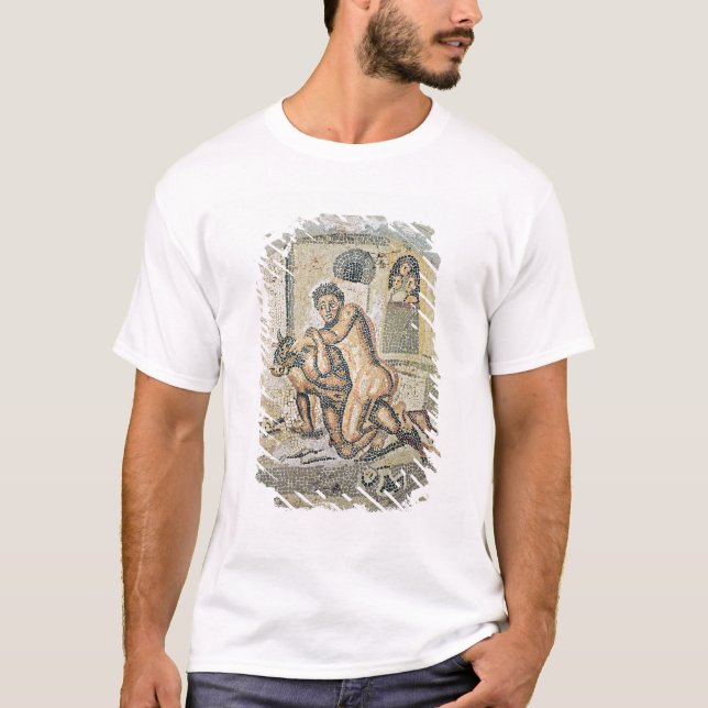 Theseus wrestling with the Minotaur T-Shirt (Front)
