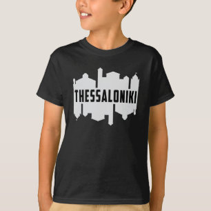Thessaloniki Greece City Skyline Cityscape Gift T-Shirt