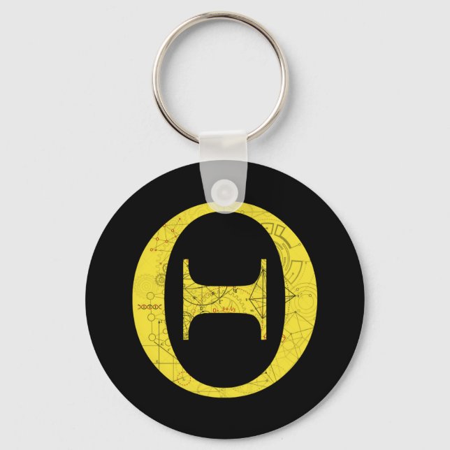 Theta - Math Symbols Keychain (Front)