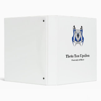 Theta Tau Upsilon 3 Ring Binder
