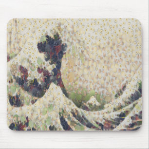 TheThe Great Wave Of Honeydew Melon Fine Art Spoof Mouse Pad