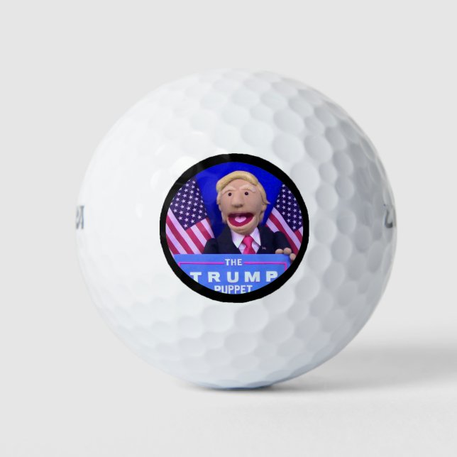 TheTrumpPuppet Balls (For Golf) 12 count box (Front)