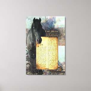 TheWishOfAHorse - Printed Canvas