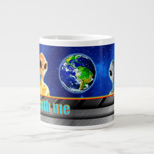 THEY ARE ALREADY HERE - COME WITH ME design collec Large Coffee Mug