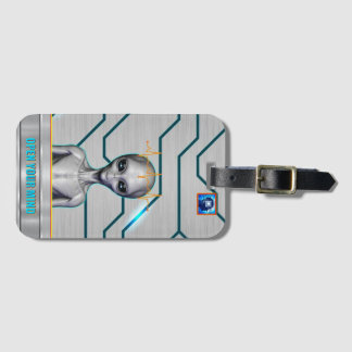 THEY ARE ALREADY HERE - OPEN YOUR MIND design coll Luggage Tag