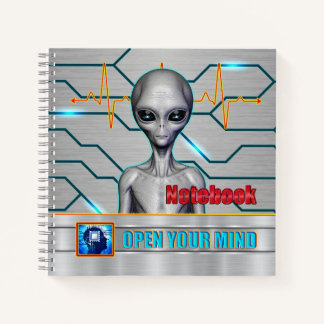 THEY ARE ALREADY HERE - OPEN YOUR MIND design coll Notebook