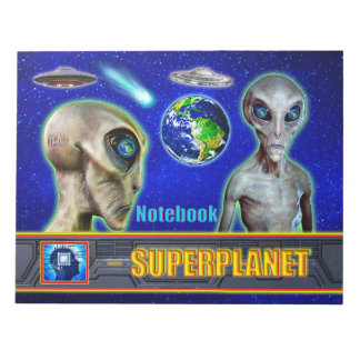 THEY ARE ALREADY HERE - SUPERPLANET design collect Notepad