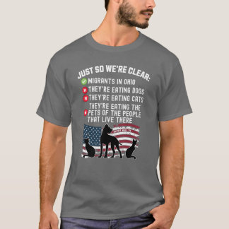 They Are Eating Pets In Springfield - Harris Walz T-Shirt